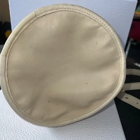 Vintage Coach Pocket Drawstring 4020 Crossbody Bag Bone Pre 94 USA - Picture 4 of 12